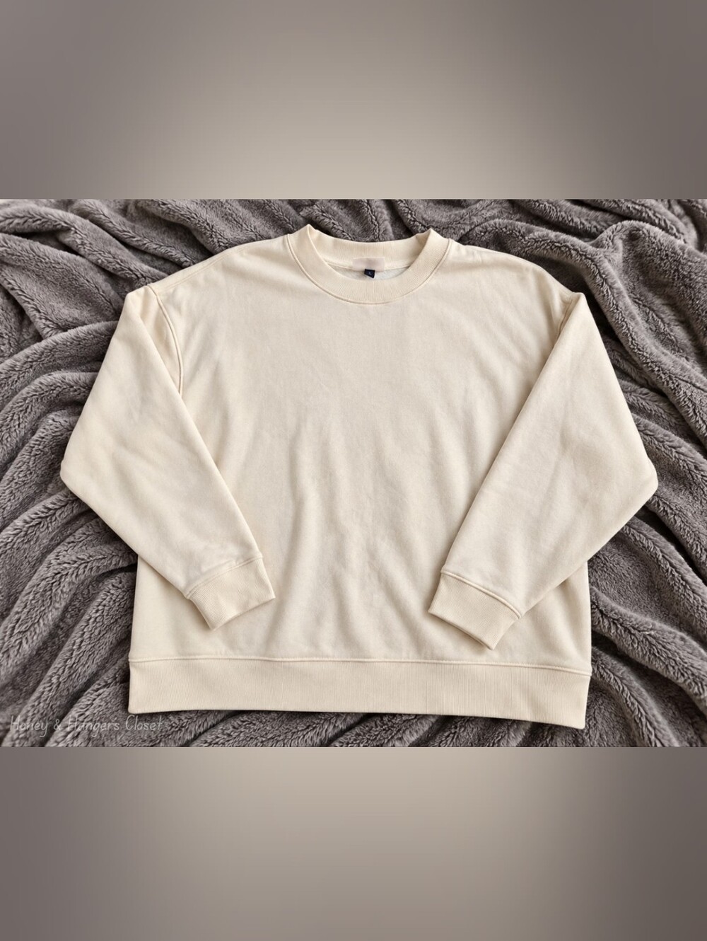 Universal Thread Cream Crewneck Sweatshirt | Size XL